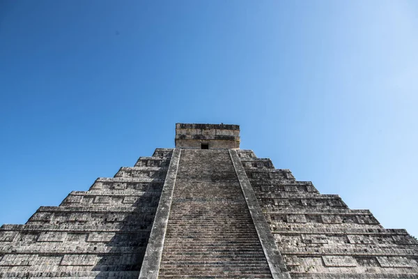 Chichen Itza Mexico Junho 2019 Ruínas Pirâmide Maia Patrimônio Mundial — Fotografia de Stock