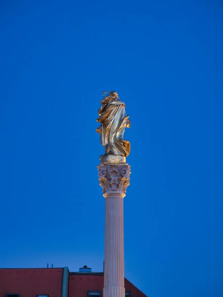 Statyn Staden Barcelona — Stockfoto