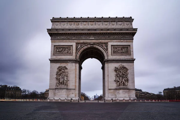 Paris França Julho 2018 Arco Arco Triunfo Orçamento Mais Barato — Fotografia de Stock