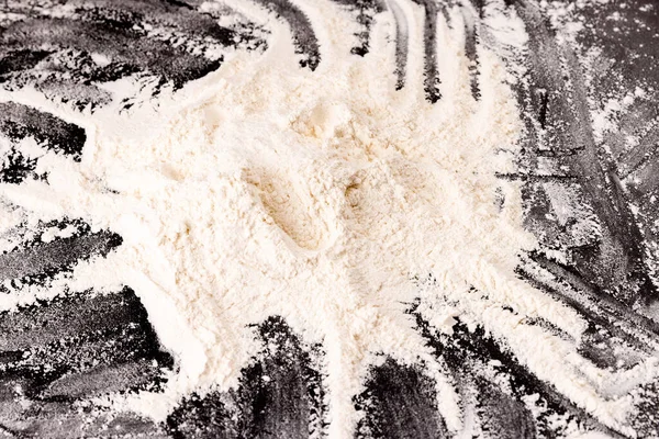 Flour Powder White Background — Stock Photo, Image
