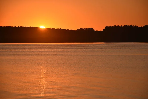 Sunset Lake — Stock Photo, Image