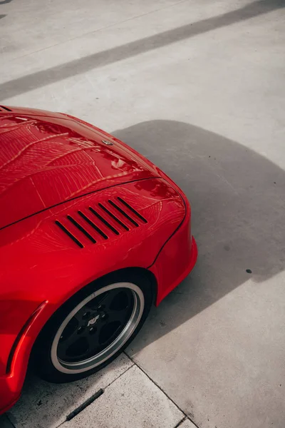 Red Car Street — Stock Photo, Image