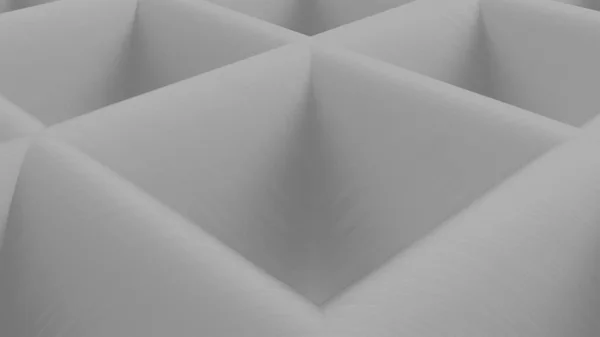 Sofá Blanco Con Patrón Suave Suave Renderizado —  Fotos de Stock