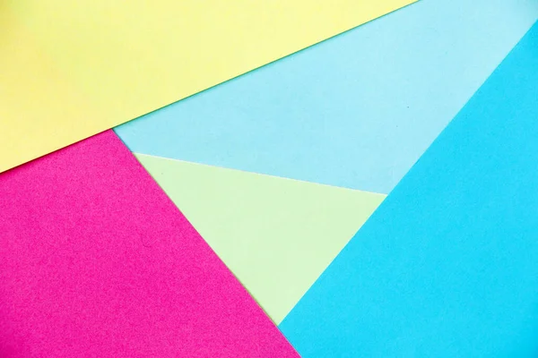 Kolorowe Arkusze Papieru Pastelowym Tle — Zdjęcie stockowe