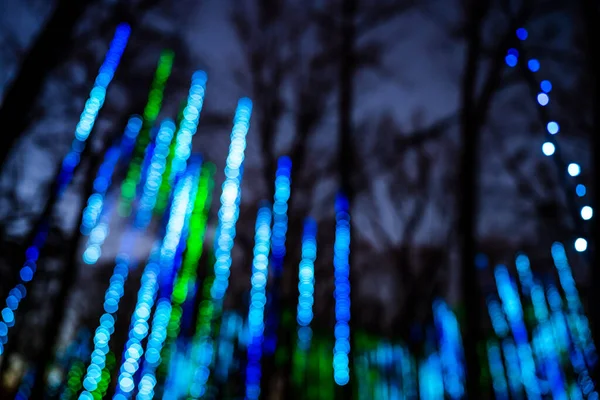 Fondo Abstracto Las Luces Bokeh — Foto de Stock