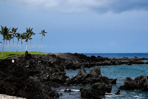 Schöne Aussicht Auf Das Meer Und Den Strand — Stockfoto