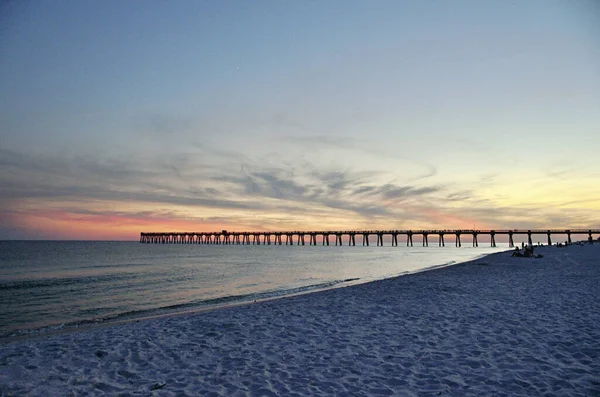 Bellissimo Tramonto Sul Mare — Foto Stock