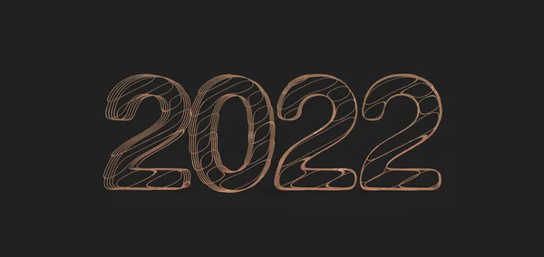 Happy New Year 2019 Text Dengan Nomor Dan Simbol — Stok Foto