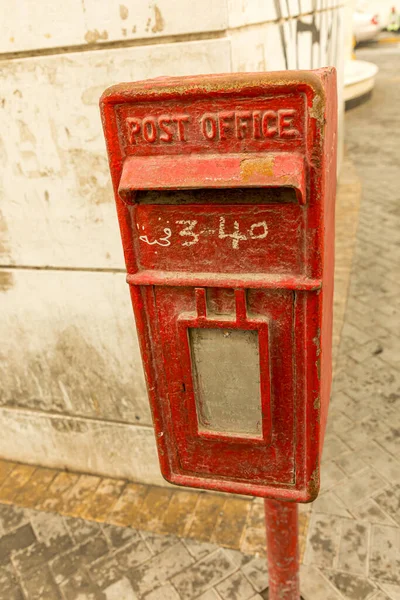 市内の古い郵便受け — ストック写真