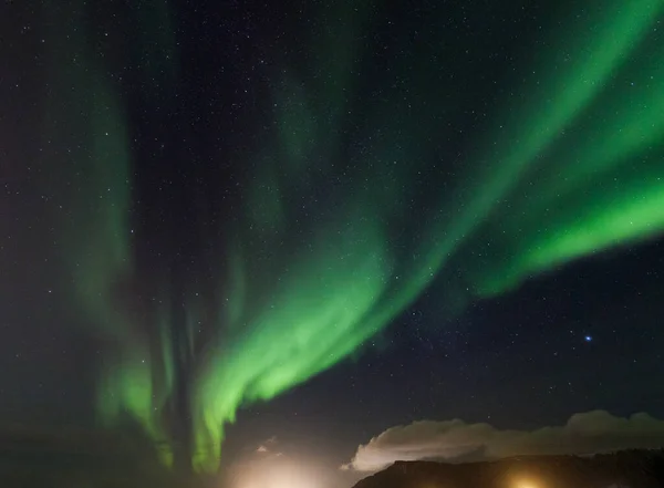 Noorderlicht Noorderlicht Borealis Ijsland — Stockfoto