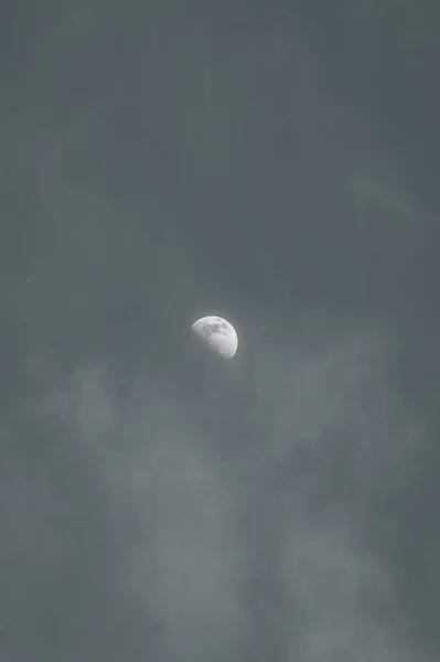 Lune Dans Ciel — Photo