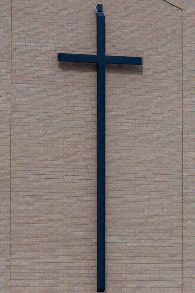 Σταυρός Στον Τοίχο — Φωτογραφία Αρχείου
