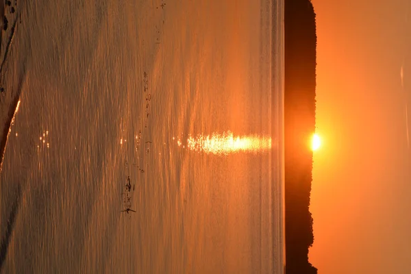 Piękny Zachód Słońca Mieście — Zdjęcie stockowe