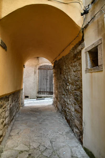 Narrow Street Old Town Dubrovnik Croatia — Stock Photo, Image