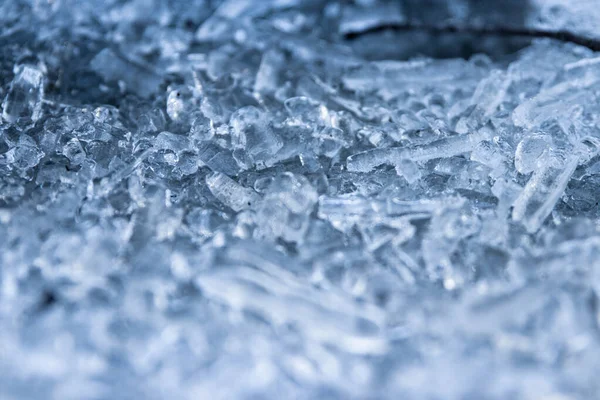 Eiskristalle Fenster — Stockfoto