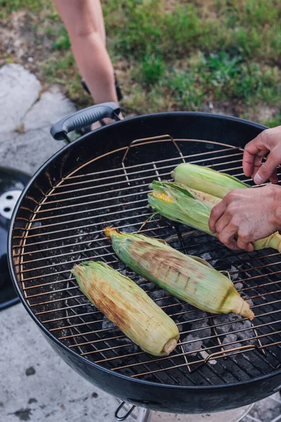 Gegrilde Kip Grill Koken — Stockfoto