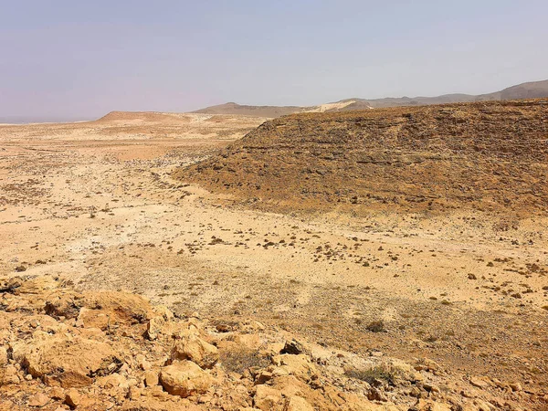イスラエルのネゲヴ砂漠の美しい風景は — ストック写真