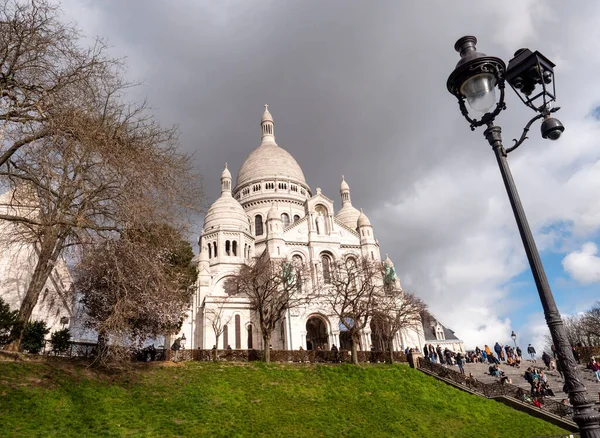 Paris France June 2016 Sacre Coeur Cathedral Montmartre Italy — Stock Photo, Image