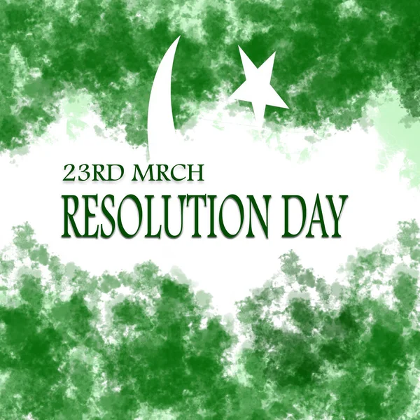 Saudi Arabia Independence Day Greeting Card Flag Pakistan — 스톡 사진