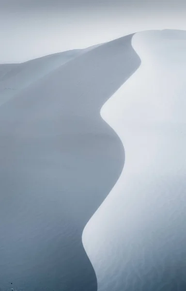 White Sand Dune Black White — Stock Photo, Image