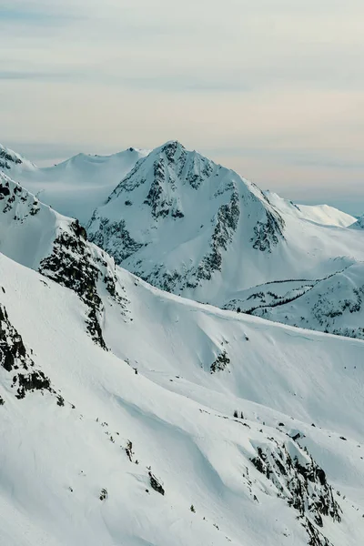 Hermosa Vista Las Montañas Invierno — Foto de Stock