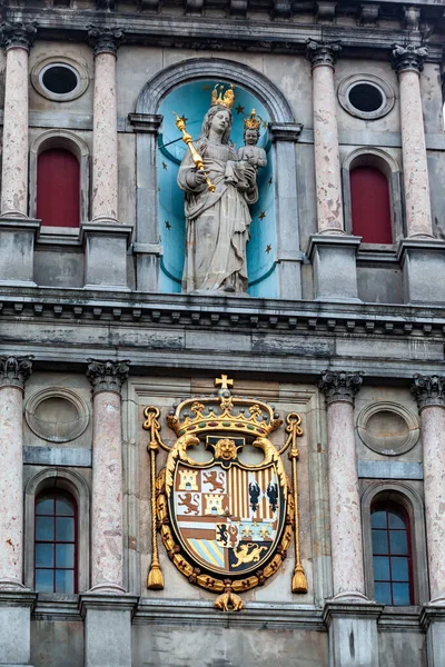 Posąg Świętego Piotra Placu Centrum Miasta Pragi — Zdjęcie stockowe