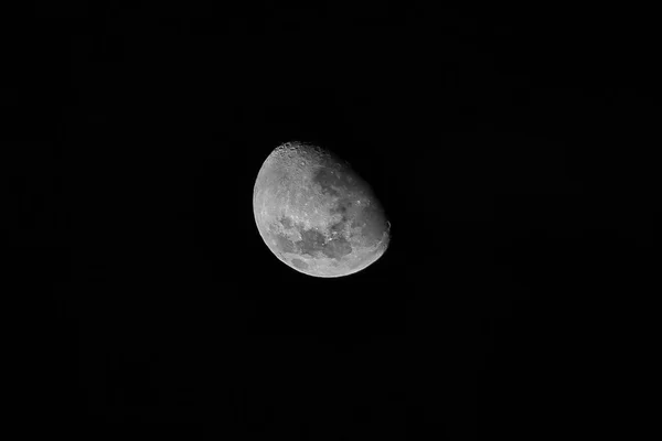 Månen Nattehimlen - Stock-foto