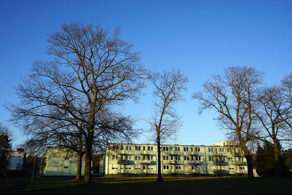 Schöner Blick Auf Die Stadt Des Parks — Stockfoto