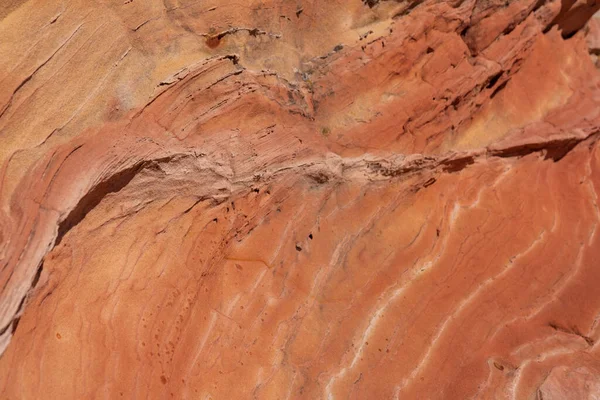 Formazioni Rocciose Rosse Nel Deserto — Foto Stock