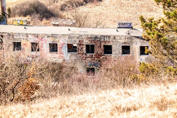 Elhagyatott Ház Sivatagban — Stock Fotó