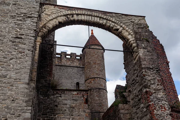 Castelo Medieval Velho Cidade Capital Estado Das Cidades Mais Famosas — Fotografia de Stock