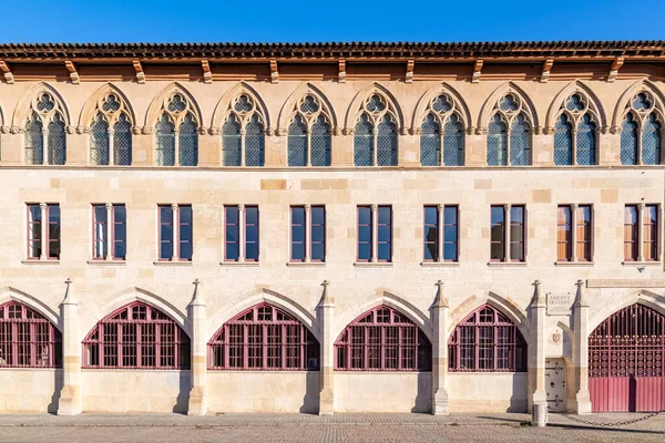 Hermosa Vista Del Antiguo Edificio Medieval Ciudad Barcelona España — Foto de Stock
