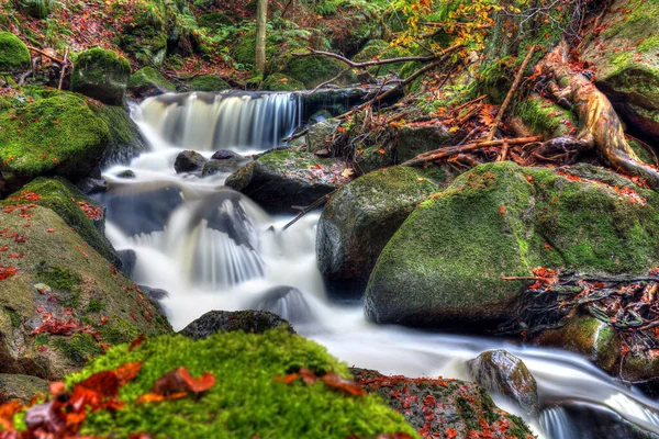 Bella Cascata Nella Foresta — Foto Stock