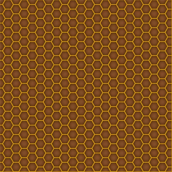 Abstract Background Honeycomb Vector Illustration — Stock Vector