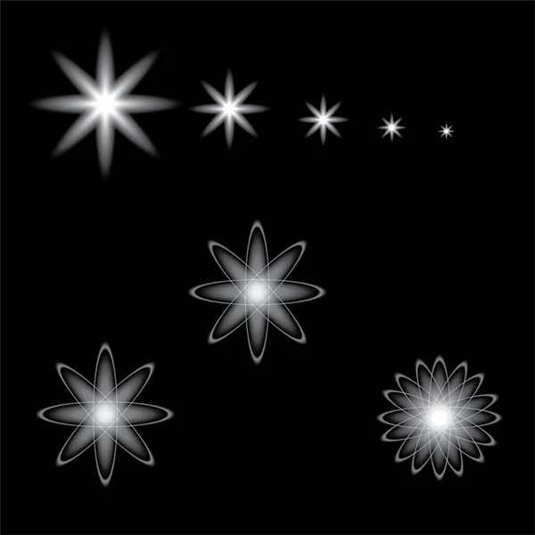Fond Abstrait Avec Étoiles — Image vectorielle