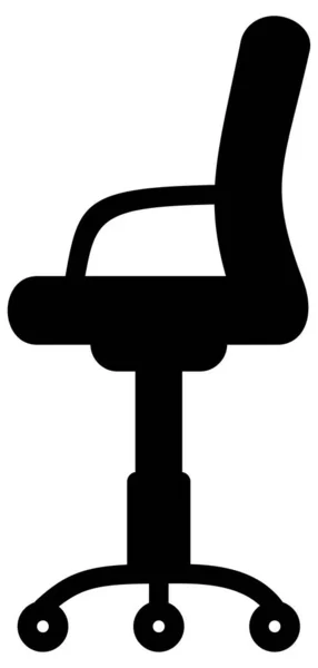 椅子だ ウェブアイコンシンプルなデザイン — ストックベクタ