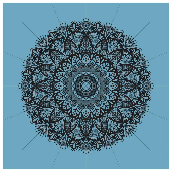 Modelul Mandala Ilustrație Vectorială — Vector de stoc