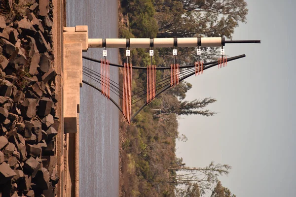 Деревянный Мост Парке — стоковое фото