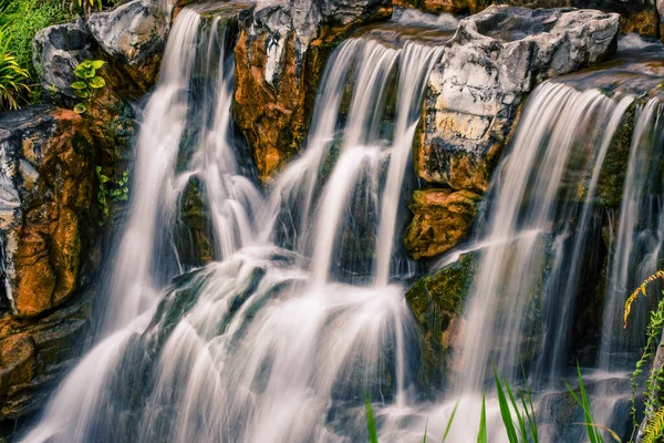 Krásný Vodopád Lese — Stock fotografie