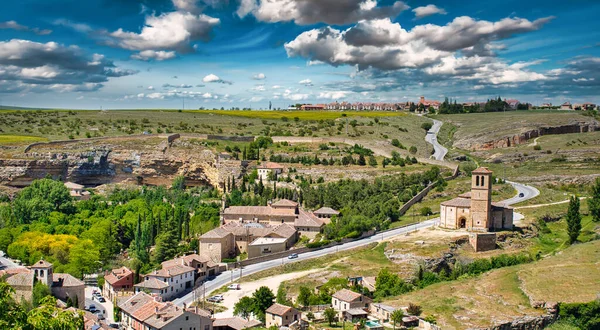 Widok Lotu Ptaka Stare Miasto Carcassonne Francja — Zdjęcie stockowe