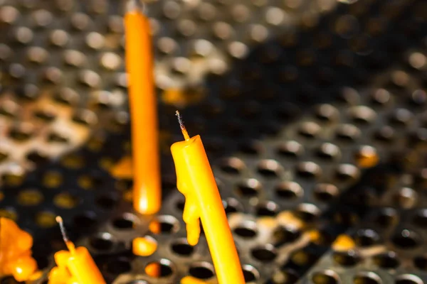 불타는 촛불을 — 스톡 사진