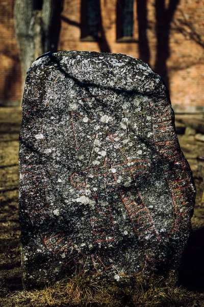 Parede Pedra Com Monte Pedras — Fotografia de Stock