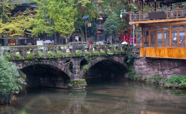 Oude Brug Stad Strasbourg — Stockfoto