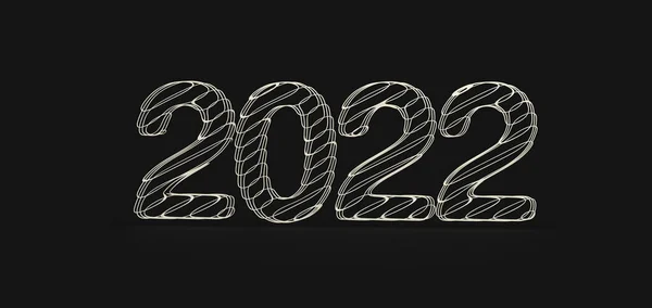 数字と記号で2019年の新年をお祝いします ベクターイラスト — ストック写真