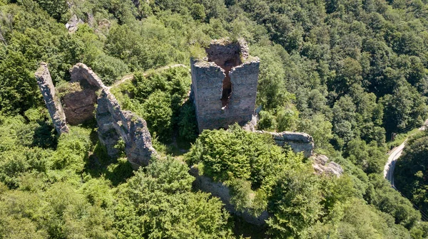 Luftaufnahme Der Stadt Der Altstadt Des Kaukasus — Stockfoto