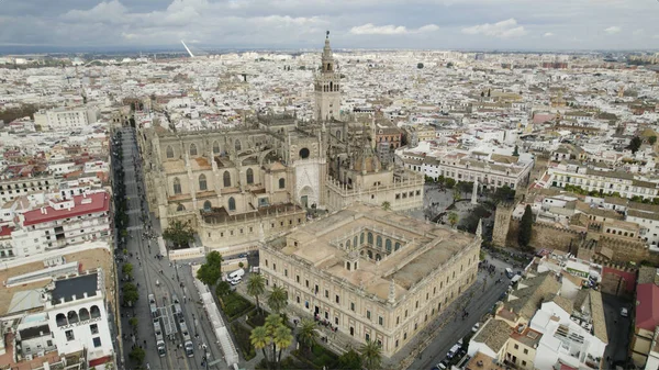 Luchtfoto Van Stad Barcelona Spanje — Stockfoto