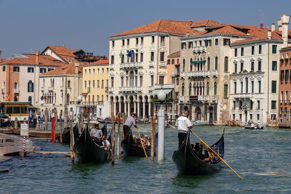 Venetië Italië Circa September 2017 Uitzicht Het Grote Kanaal Stad — Stockfoto