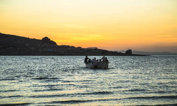 Puesta Sol Mar — Foto de Stock