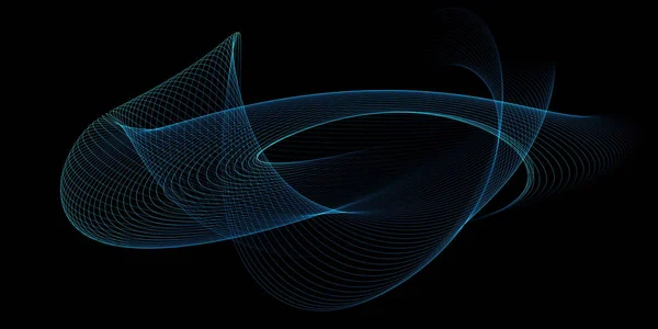 Абстрактний Фон Блискучими Лініями Хвилями — стокове фото