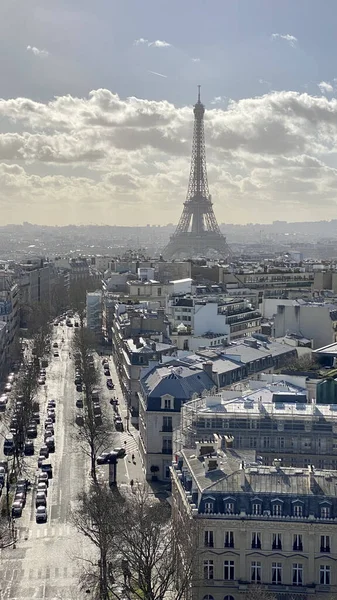 Eiffel Tower Center City — Stock Photo, Image